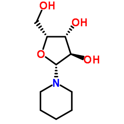 Piperidine, 1-ba-D-xylofuranosyl- (9CI)结构式