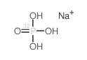 Sodium phosphate, NaH2(32)PO4 structure