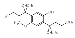 2,5-二(1,1-二甲基丙烯酸丁酯)-4-甲氧基苯酚结构式