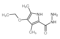 1H-Pyrrole-2-carboxylicacid,4-ethoxy-3,5-dimethyl-,hydrazide(9CI) Structure