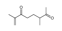 3,7-dimethyl-oct-7-ene-2,6-dione结构式