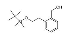 2-[2-(t-Butyldimethylsilyloxy)ethyl]benzenemethanol结构式