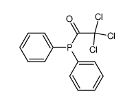 Diphenyl(trichloracetyl)phosphan Structure