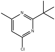 2-(tert-Butyl)-4-chloro-6-methylpyrimidine Structure