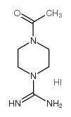 4-乙酰基四氢-1(2H)-吡嗪羧胺盐酸盐结构式