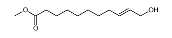 methyl (9E)-11-hydroxyundec-9-enoate Structure