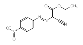 ethyl 2-cyano-2-(4-nitrophenyl)diazenyl-acetate结构式