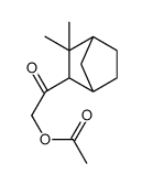 2-oxo-2-(3,3-dimethylbicyclo[2.2.1]hept-2-yl)ethyl acetate结构式