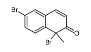 1,6-dibromo-1-methyl-1H-naphthalen-2-one结构式