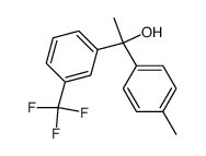 1-p-Tolyl-1-(3-trifluoromethyl-phenyl)-ethanol结构式