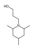 3-(2,4,6-trimethyl-piperidino)-propan-1-ol结构式