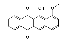 6-hydroxy-7-methoxytetracene-5,12-dione结构式