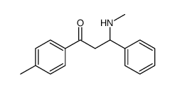 3-(methylamino)-1-(4-methylphenyl)-3-phenylpropan-1-one Structure