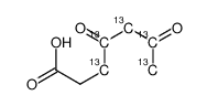 丁二酰丙酮13C5结构式