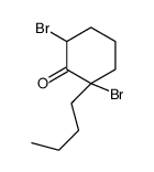 2,6-dibromo-2-butylcyclohexan-1-one结构式
