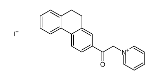 1-(9,10-dihydrophenanthren-2-yl)-2-pyridin-1-ium-1-ylethanone,iodide Structure