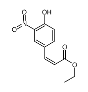 ethyl 3-(4-hydroxy-3-nitrophenyl)prop-2-enoate Structure