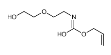 prop-2-enyl N-[2-(2-hydroxyethoxy)ethyl]carbamate结构式