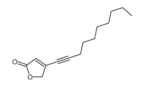 3-dec-1-ynyl-2H-furan-5-one Structure