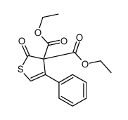 diethyl 2-oxo-4-phenylthiophene-3,3-dicarboxylate Structure