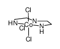(3-azapentane-1,5-diamine)trichlorocobalt(III) Structure