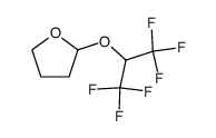 1,1,1,3,3,3-hexafluoroisopropoxytetrahydrofuran Structure