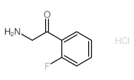2-Amino-1-(2-fluorophenyl)ethanone hydrochloride Structure