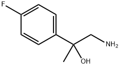 1-氨基-2-(4-氟苯基)丙烷-2-醇结构式