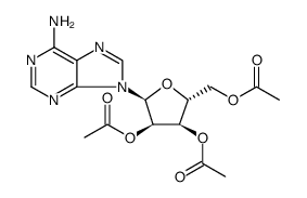 2,3,5-Tri-O-acetyl α-Adenosine结构式