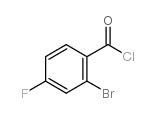2-溴-4-氟苯甲酰氯结构式