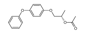 (S)-1-methyl-2-(4-phenoxyphenoxy)ethyl acetate结构式