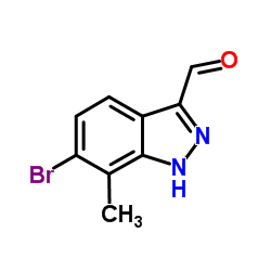 6-Bromo-7-methyl-1H-indazole-3-carbaldehyde picture