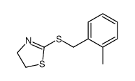 2-[(2-methylphenyl)methylsulfanyl]-4,5-dihydro-1,3-thiazole结构式