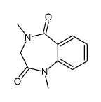 1,4-dimethyl-3H-1,4-benzodiazepine-2,5-dione Structure