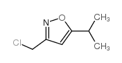 3-(氯甲基)-5-异丙基异恶唑结构式