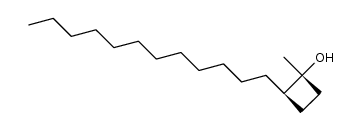 (1R,2R)-2-dodecyl-1-methylcyclobutanol结构式
