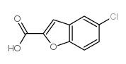 5-CHLOROBENZOFURAN-2-CARBOXYLIC ACID Structure