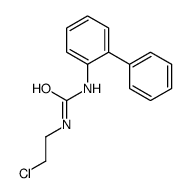 1-(2-chloroethyl)-3-(2-phenylphenyl)urea结构式