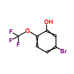 5-Bromo-2-(trifluoromethoxy)phenol structure
