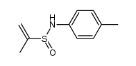 1-methyl-N-(4-methylphenyl)ethenesulfinamide结构式