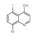 8-溴-5-氟喹啉-4-醇结构式