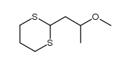 2-(2-methoxypropyl)-1,3-dithiane Structure