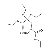 γ-Formyl-α-ketoglutarsaeure-diaethylester-diaethylketal结构式