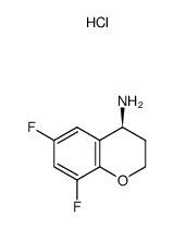 (R)-6,8-difluorochroman-4-amine hydrochloride Structure