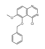 5-(benzyloxy)-4-chloro-6-methoxyquinazoline Structure