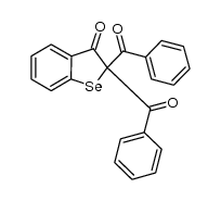 2,2-dibenzoylbenzo[b]selenophen-3(2H)-one结构式