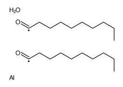 Aluminum, hydroxybis(1-oxodecyl)- Structure