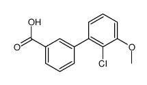2-Chloro-3-methoxybiphenyl-3-carboxylic acid Structure