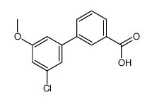 3-Chloro-5-methoxybiphenyl-3-carboxylic acid Structure