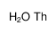thorium,trihydrate结构式